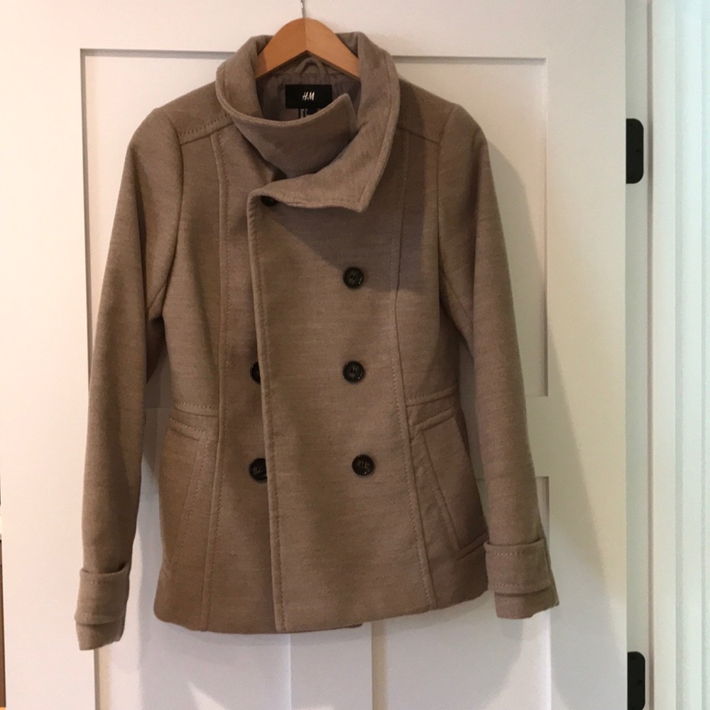 Peacoat in taupe